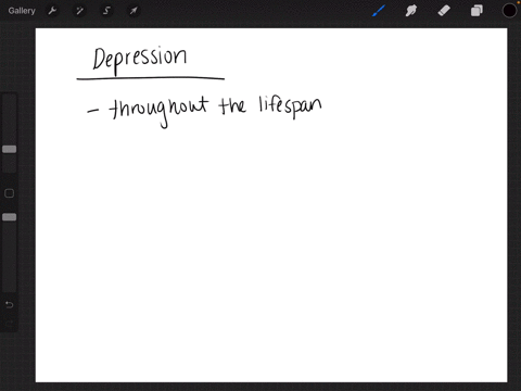 which-of-the-following-is-true-of-depression-a-depression-usually-develops-during-middle-age-b-depre