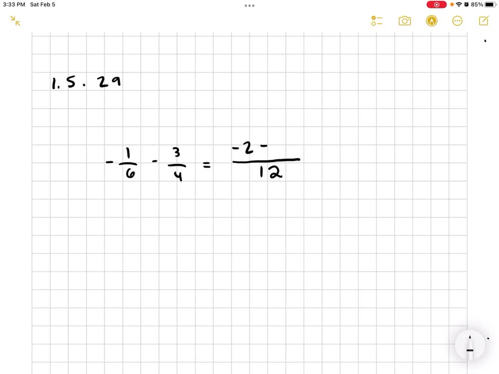 SOLVED Subtract 1 6 3 4 