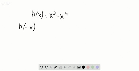 determine-whether-each-function-is-even-oddor-neither-hxx2-x4