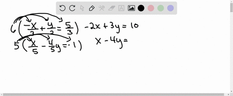 solve-each-system-by-substitution-beginarrayl-fracx3fracy2frac53-fracx5-frac45-y-1-endarray