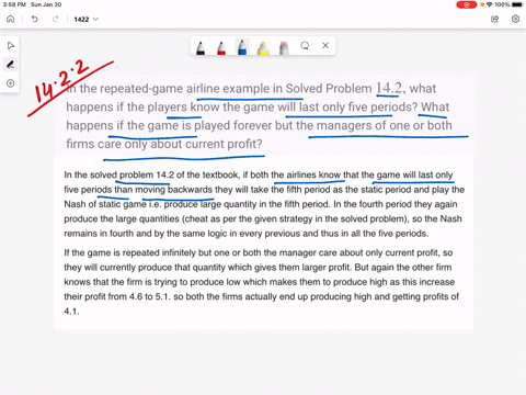 in-the-repeated-game-airline-example-in-solved-problem-142-what-happens-if-the-players-know-the-game