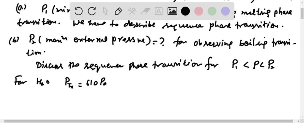 SOLVED:Solid water (ice) is slowly warmed from a very low temperature ...