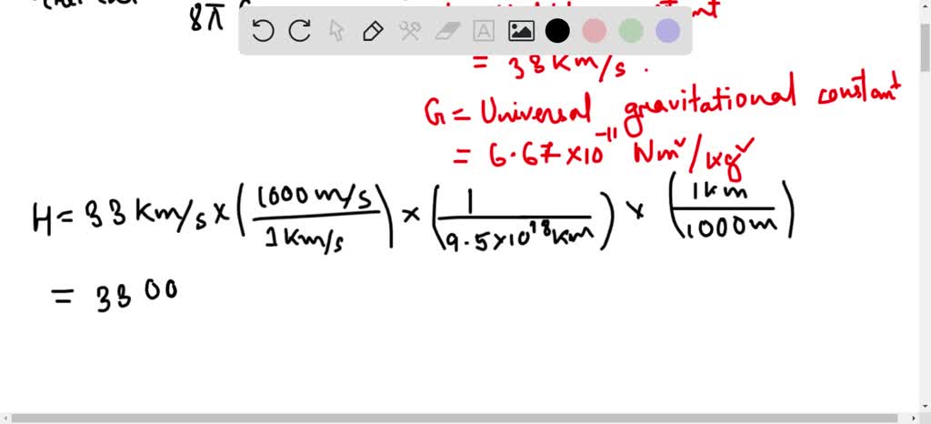 Solved:if Hubble's Constant Is 75 Km S^-1 Mpc^-1, What Is The Minimum 