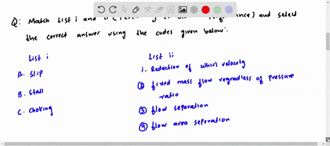 match-list-i-with-list-ii-pertaining-to-blower-performance-and-select-the-correct-answer-using-the-c