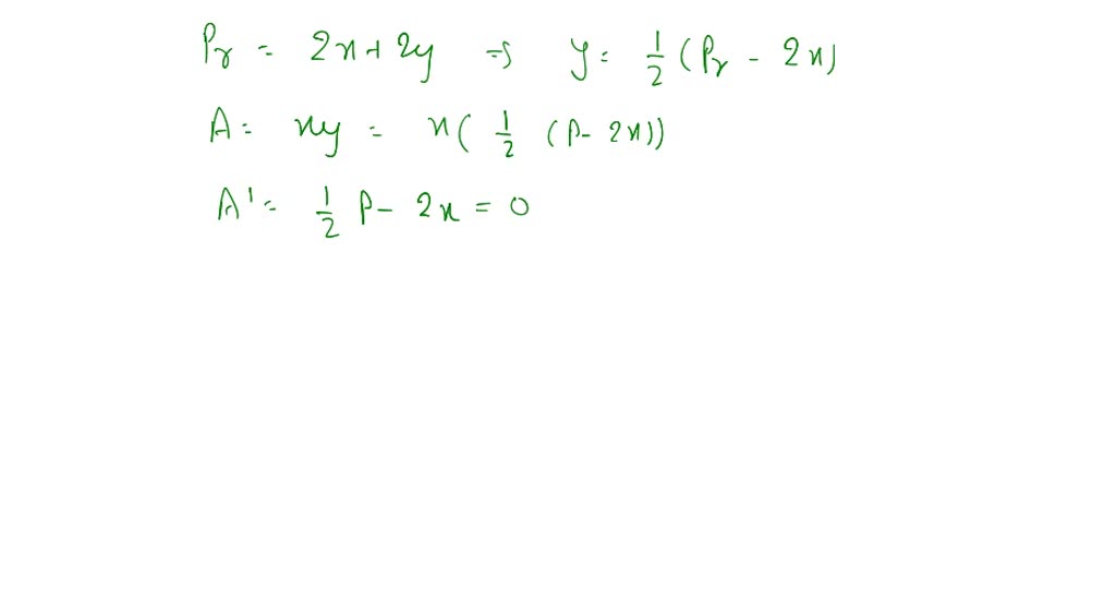 SOLVEDProve that the rectangle with the largest possible area given a