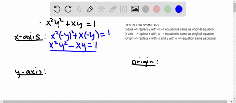 symmetry-test-the-equation-for-symmetry-x2-y2x-y1