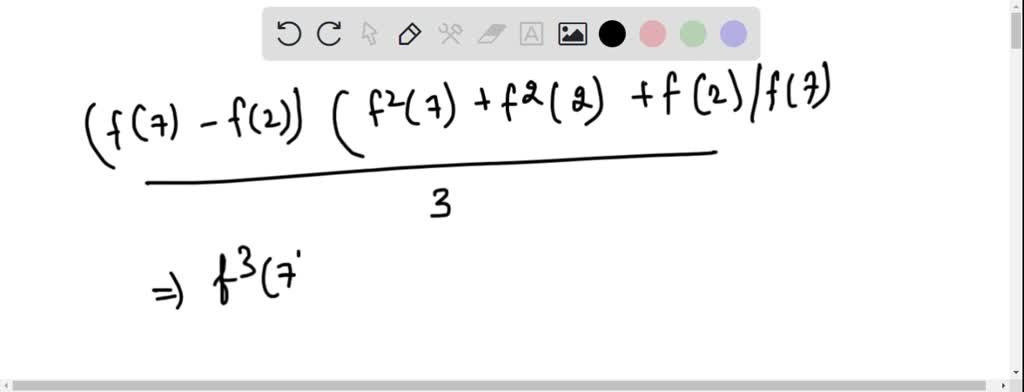 SOLVED:Let f:[2,7] →[0, ∞) be a continuous and differentiable function ...