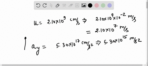 an-electron-in-a-cathode-ray-tube-is-traveling-horizontally-at-210-times-109-mathrmcm-mathrms-when-2