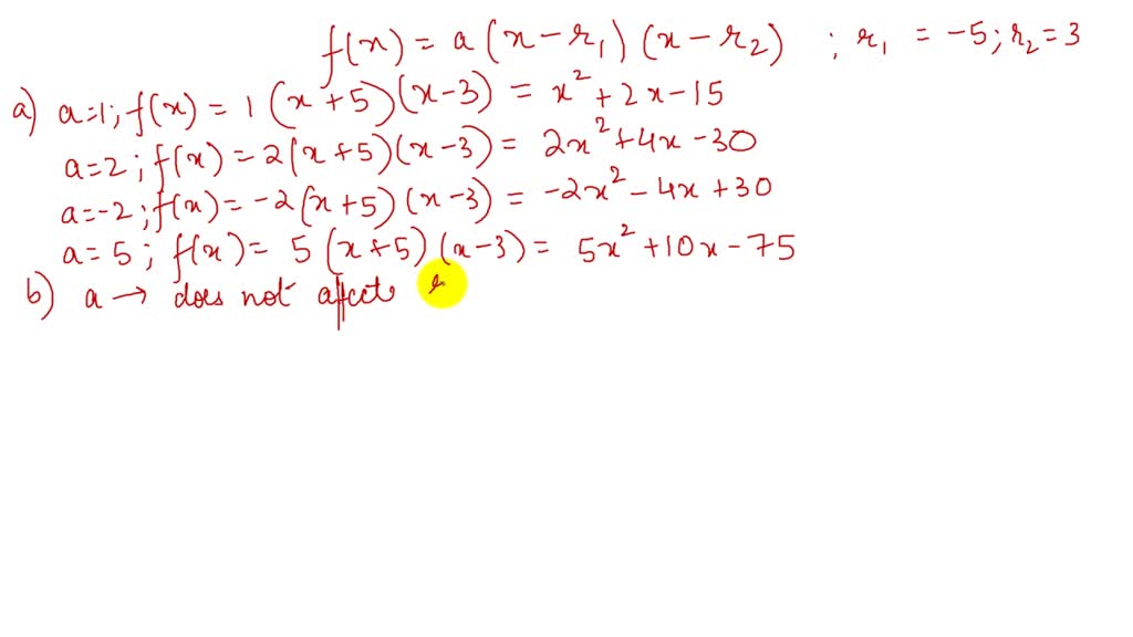 solved-a-find-a-quadratic-function-whose-x-intercepts-are-3-and-1