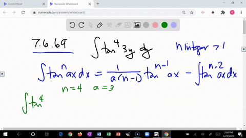SOLVED:Reduction formulas Use the reduction formulas in a table of ...