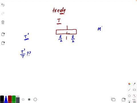 a-thin-rectangular-magnet-suspended-freely-has-a-period-38-of-oscillation-equal-to-t-now-it-is-broke