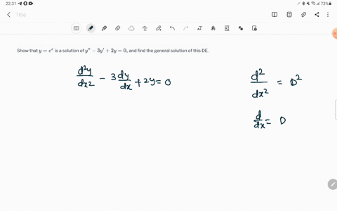 show-that-yex-is-a-solution-of-yprime-prime-3-yprime2-y0-and-find-the-general-solution-of-this-de-2
