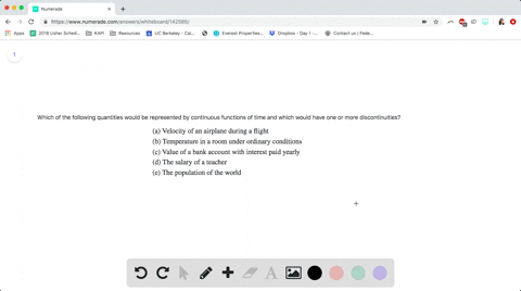 which-of-the-following-quantities-would-be-represented-by-continuous-functions-of-time-and-which-wou