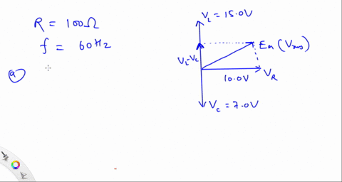 the-phasor-diagram-for-a-particular-r-l-c-series-circuit-is-shown-in-the-figure-if-the-circuit-has-a