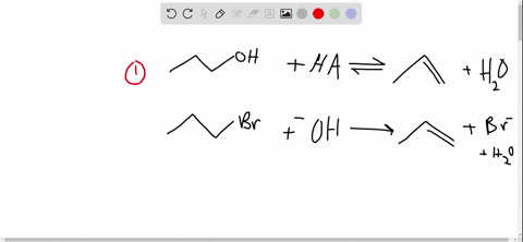 explain-why-the-acid-catalyzed-dehydration-of-an-alcohol-is-a-reversible-reaction-whereas-the-base-p