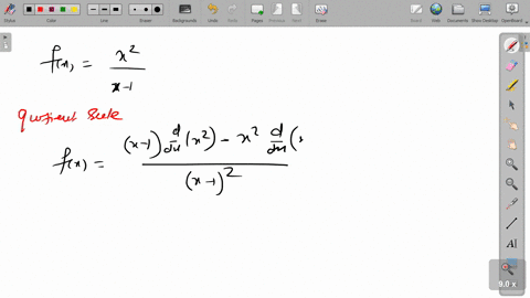 find-the-points-if-any-at-which-the-graph-of-has-a-horizontal-tangent-fxfracx2x-1