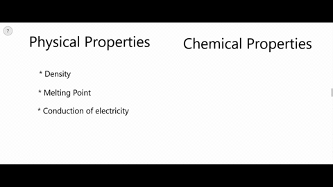indicate-whether-each-of-the-following-properties-is-a-physical-or-a-chemical-property-of-the-elemen