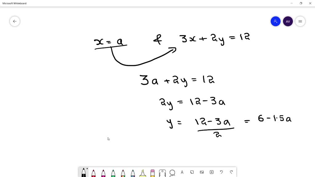 SOLVED Find The Intersection Of The Graphs Of X a And 3 X 2 Y 12 solved-find-the-intersection-of-the-graphs-of-x-a-and-3-x-2-y-12
