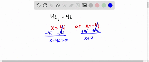 write-a-quadratic-equation-having-the-given-numbers-as-solutions-4-i-4-i