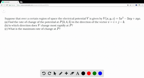 Solved Suppose That Over A Certain Region Of Spac