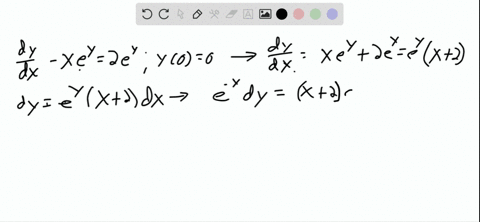 solve-the-initial-value-problem-by-separation-of-variables-yprime-x-ey2-ey-quad-y00