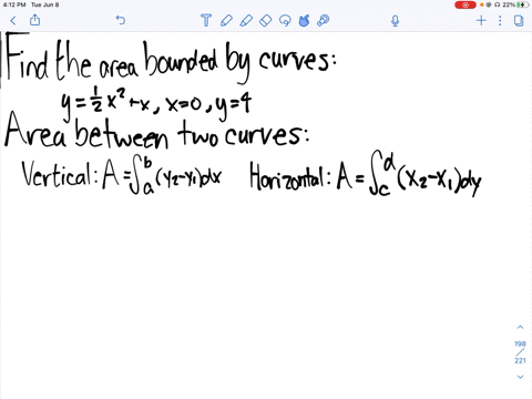 find-the-areas-bounded-by-the-indicated-curves-yfrac12-x22-x0-y4x0-2