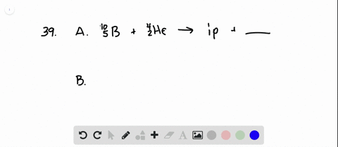 a-suppose-10_5-mathrmb-is-struck-by-an-alpha-particle-releasing-a-proton-and-a-product-nucleus-in-th