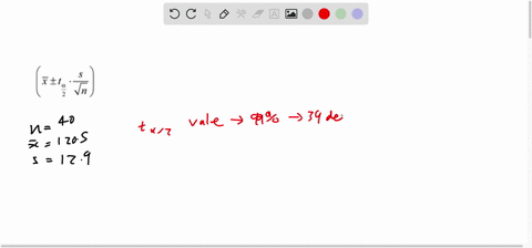 in-problems-1-8-construct-the-appropriate-confidence-interval-a-simple-random-sample-of-size-n40-is-