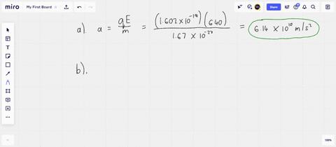 a-proton-accelerates-from-rest-in-a-uniform-electric-field-of-640-mathrmn-mathrmc-at-some-later-ti-3