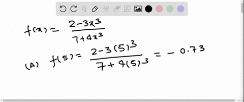 find-each-function-value-and-limit-use-infty-or-infty-where-appropriate-4-fxfrac2-3-x374-x3-a-f5-b-f