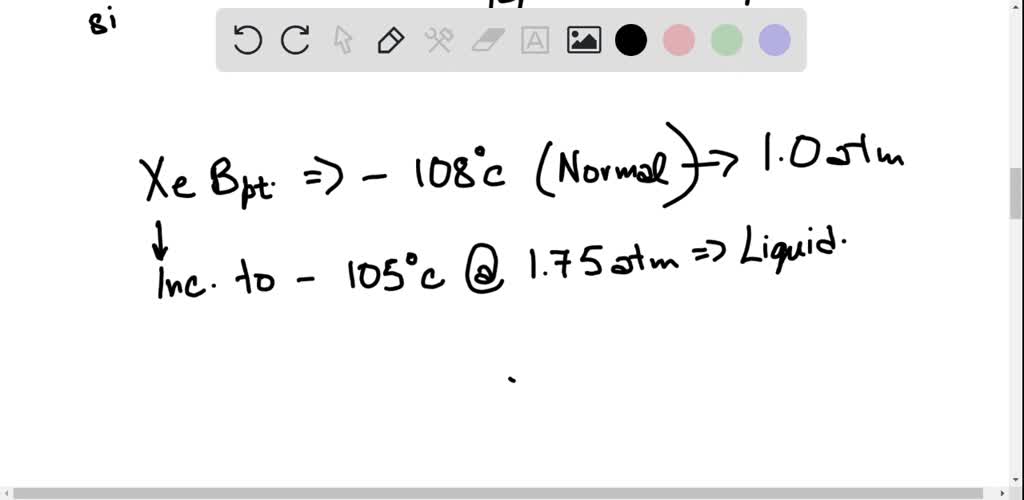 SOLVEDXenon has a triple point of 0.81 atm and 112 ^∘ C and a normal