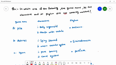 in-which-one-of-the-following-the-genus-name-its-two-characters-and-its-phylum-arenoly-correctly-mat