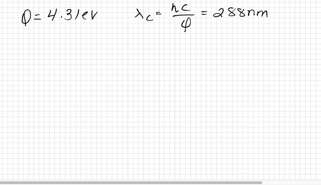 A surface of zinc is illuminated and photoelectrons are observed. (a) What is the largest