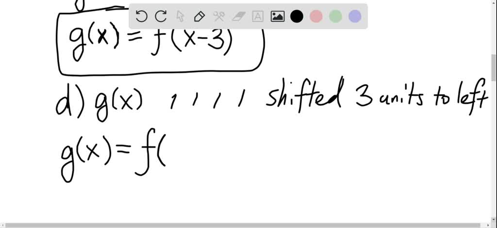 SOLVED: Suppose the graph of f is given. Write equations for the graphs ...