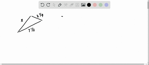 write-a-compound-inequality-that-must-be-satisfied-by-the-length-of-the-side-labeled-x-use-the-fac-2