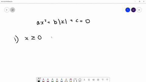 the-sum-of-the-roots-of-the-equation-a-x2bxc0-is-a-frac-ba-b-0-c-frac-2-mathrmbmathrma-d-none-of-the