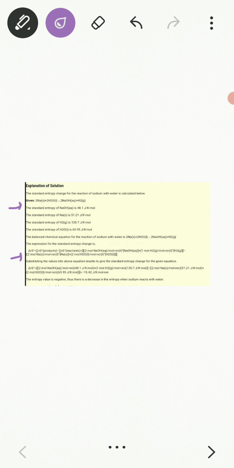 calculate-the-standard-entropy-change-for-the-following-reactions-at-25circ-mathrmc-comment-on-the-4