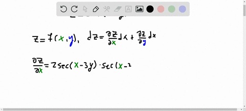 compute-the-differential-d-z-or-d-w-of-the-function-zsec-2x-3-y