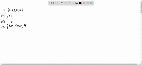 write-down-the-following-sets-i-the-set-whose-elements-are-2458-and-10-ii-the-set-consisting-of-only