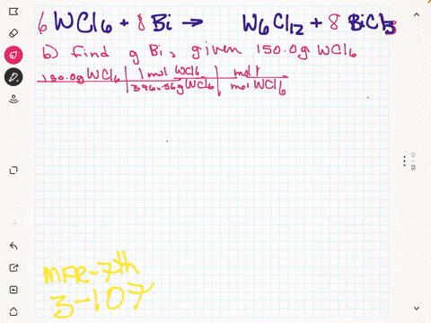 the-reaction-of-tungsten-hexachloride-leftmathrmwcl_6right-with-bismuth-gives-hexatungsten-dodecachl