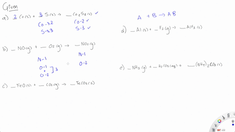 balance-each-of-the-following-equations-that-describe-synthesis-reactions-a-cos-mathrmss-rightarrow-