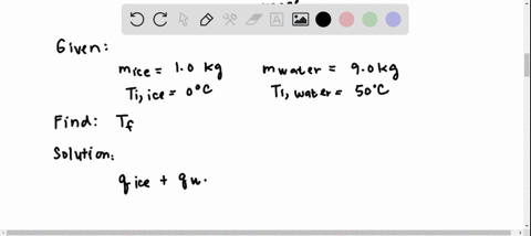 determine-the-temperature-that-results-when-10-mathrmkg-of-ice-at-exactly-0-circ-mathrmc-is-mixed-wi