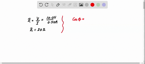 an-ac-series-circuit-containing-a-capacitor-inductor-and-resistance-is-found-to-have-a-current-of-am