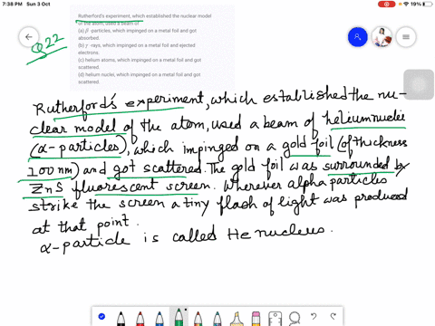 rutherfords-experiment-which-established-the-nuclear-model-of-the-atom-used-a-beam-of-a-beta-particl