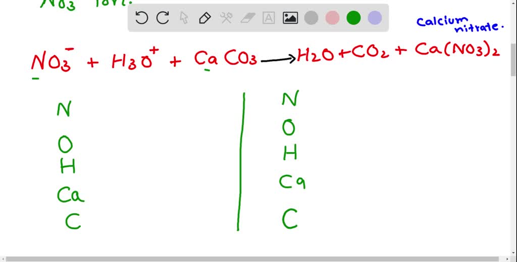 Write the balanced equation for the neutralization of acid rain (assume ...