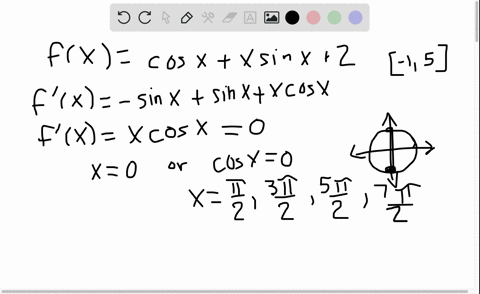 identify-the-critical-points-and-find-the-extreme-values-on-the-interval-15-for-each-function-a-fxco