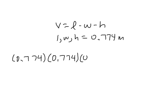 what-is-the-volume-in-cubic-centimeters-of-a-cube-with-sides-of-0774-mathrmm-express-the-answer-to-t
