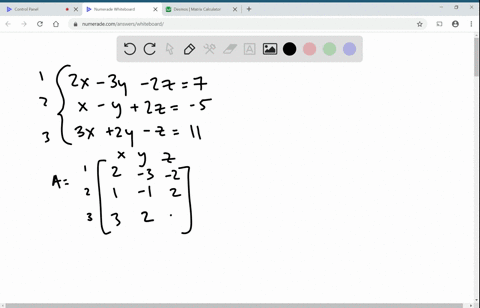 for-each-system-shown-form-the-matrix-equation-a-xb-compute-the-determinant-of-the-coefficient-mat-2