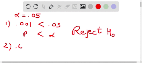 for-which-of-the-given-p-values-would-the-null-hypothesis-be-rejected-when-performing-a-level-05-tes