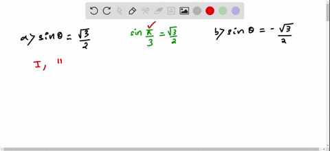 find-two-values-of-theta-corresponding-to-each-function-list-the-measure-of-theta-in-radians-0-leq-6